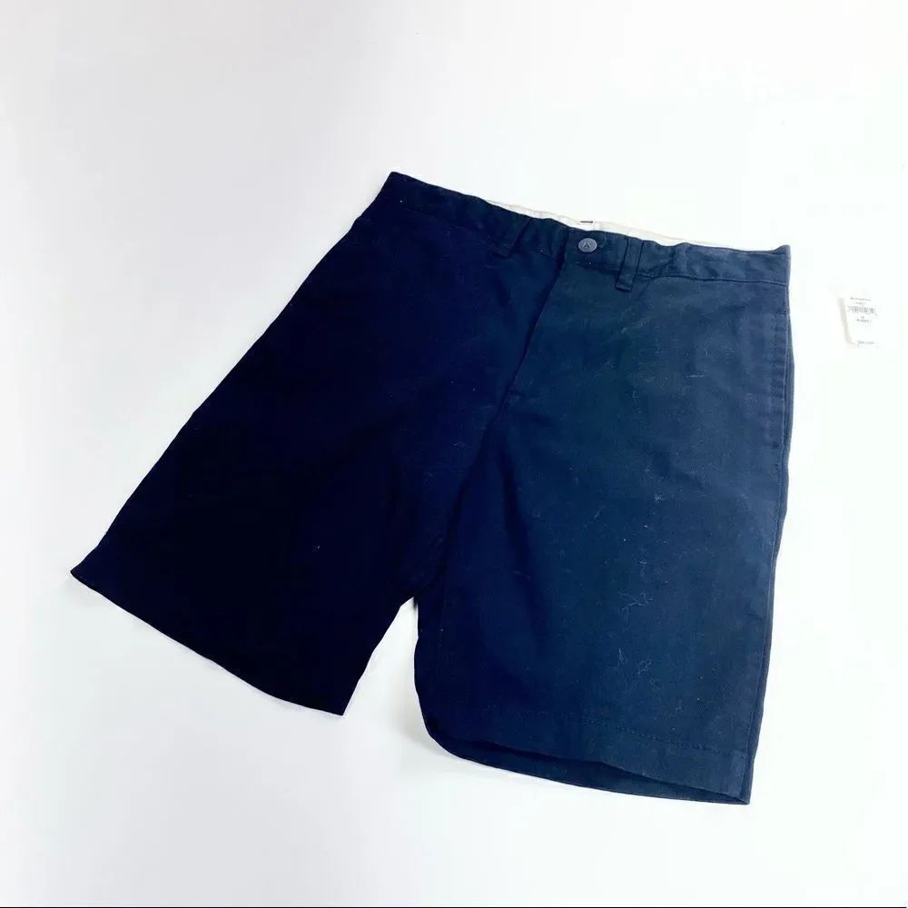 Gap kids husky fit navy chino shorts 14